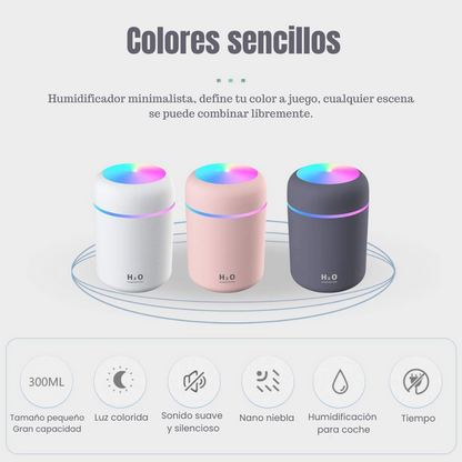 Humidificador LED - Rosa